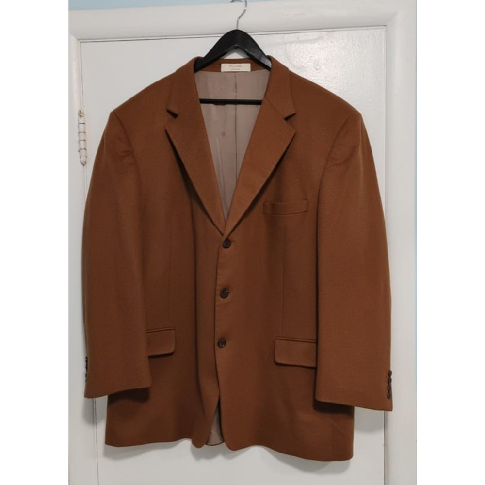 John W. Nordstrom Men's Sport Coat Blazer Brown Camel Tone Made in Canada Sz 54R
